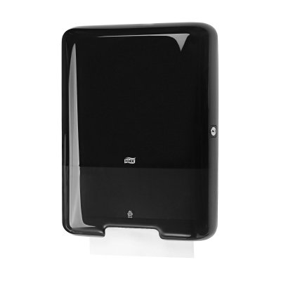 Tork Singlefold/C-fold Handdoekdispenser H3, Zwart