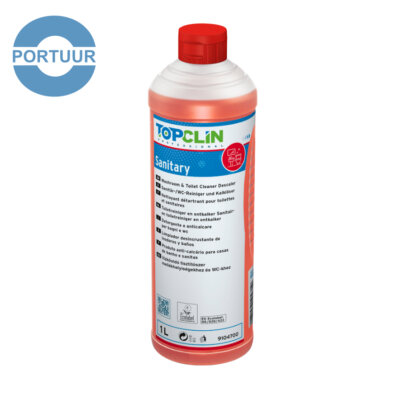 TOPCLIN Sanitary HD, Sanitair/toiletreiniger en ontkalker, 6 x 1 Liter